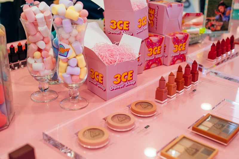 3CE Diner Pop Up Hong Kong Beauty Makeup Lipstick Samples