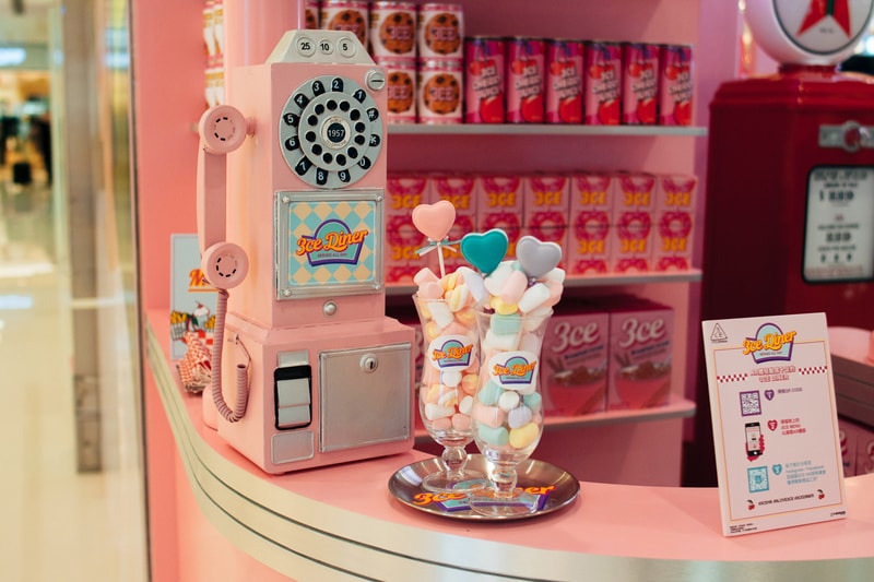 3CE Diner Pop Up Hong Kong Beauty Makeup Cereal Samples