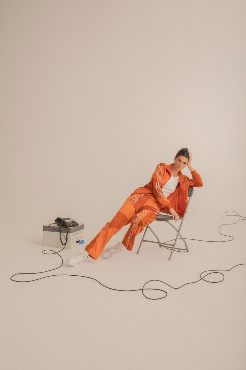 Kendall Jenner adidas Originals Danielle Cathari Collection Release Fall Winter 2019 Range Sporty Tracksuit Three Stripes