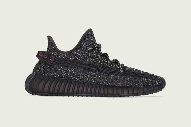 An Official Look at adidas' All-Black Reflective YEEZY BOOST 350 V2