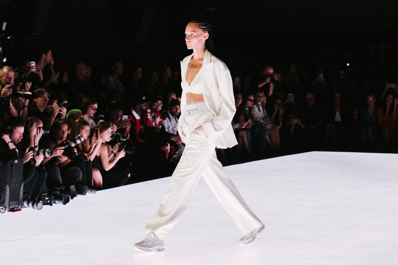 Alexander Wang Spring Summer 2020 Runway Show Rockefeller Center New York American Flag America Designer Model White Binx Walton