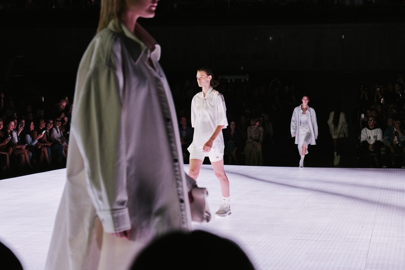 Alexander Wang Spring Summer 2020 Runway Show Rockefeller Center New York American Flag America Designer Models White