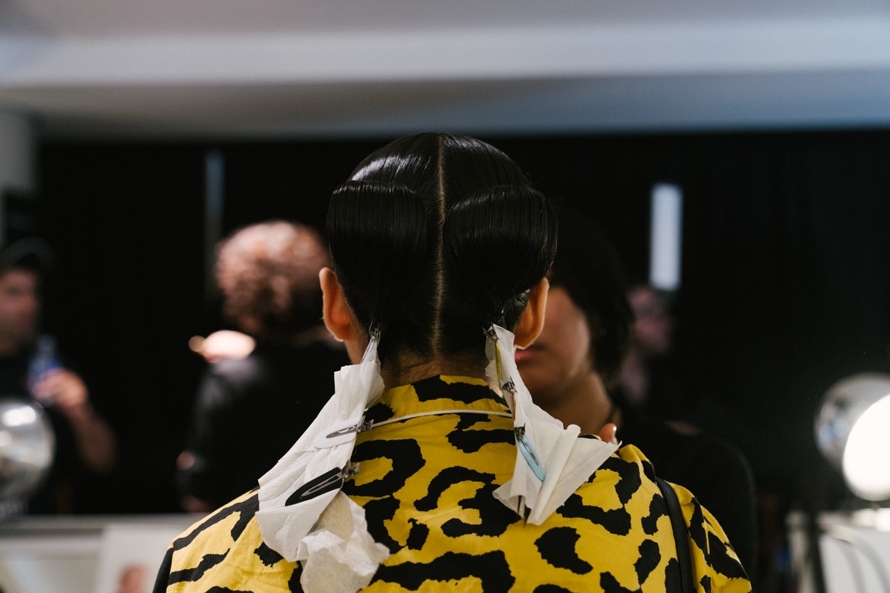 Alexander Wang Spring Summer 2020 Runway Show Rockefeller Center New York American Flag America Kaia Gerber White Dress Fashion 