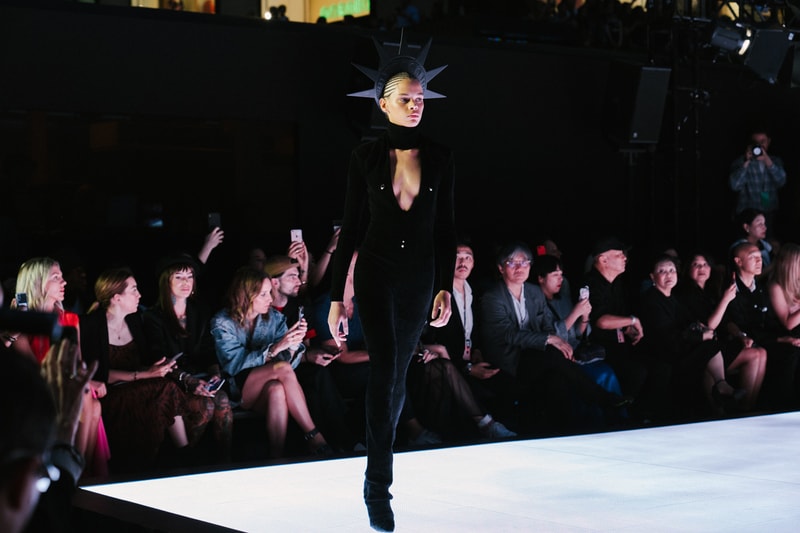 Alexander Wang Spring Summer 2020 Runway Show Rockefeller Center New York American Flag America Designer Model