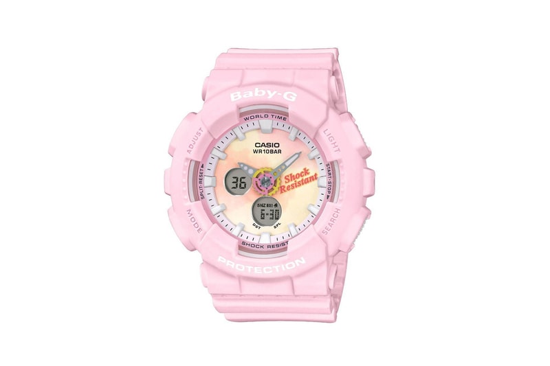 Baby-G Summer Gradation Dial Watch Collection Pink Yellow Tie Dye