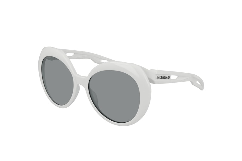 Balenciaga Summer 2019 Eyewear Collection Range Sunglasses Shades Frames Retro Futuristic Designer Logo Mirror Lenses