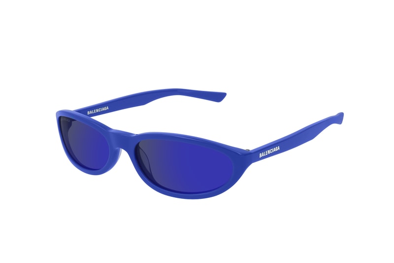Balenciaga Summer 2019 Eyewear Collection Range Sunglasses Shades Frames Retro Futuristic Designer Logo Mirror Lenses