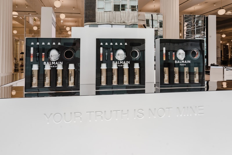 Balmain x Selfridges Sneaker Customization Space Pop-Up Corner Shop London Streetwear Event What To Do in London this Month Fashion Olivier Rousteign