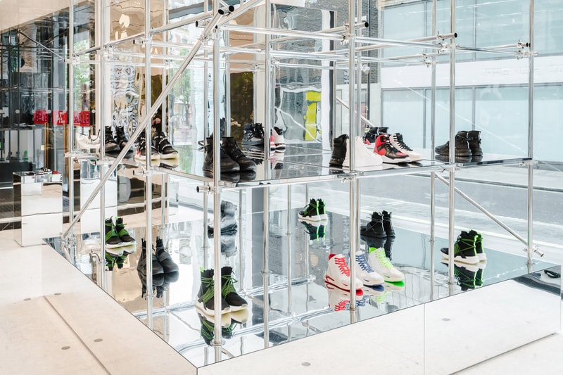 Balmain x Selfridges Sneaker Customization Space Pop-Up Corner Shop London Streetwear Event What To Do in London this Month Fashion Olivier Rousteign