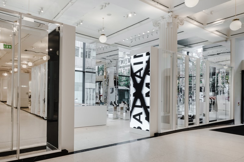 Balmain x Selfridges Sneaker Customization Space Pop-Up Corner Shop London Streetwear Event What To Do in London this Month Fashion Olivier Rousteign