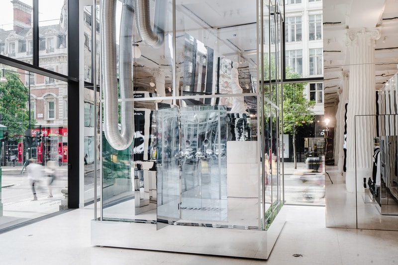 Balmain x Selfridges Sneaker Customization Space Pop-Up Corner Shop London Streetwear Event What To Do in London this Month Fashion Olivier Rousteign