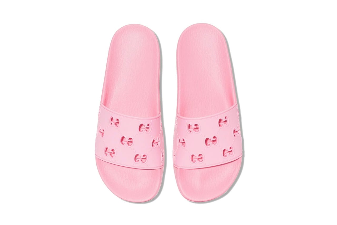 gucci crocs pink