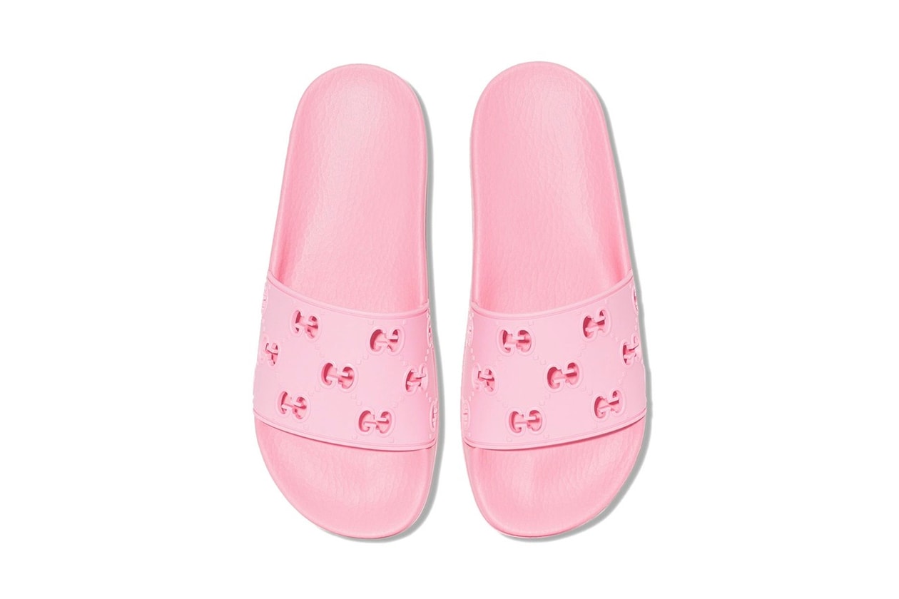 burberry nova check slides gucci pink logo cutout sandals luxury brand designer