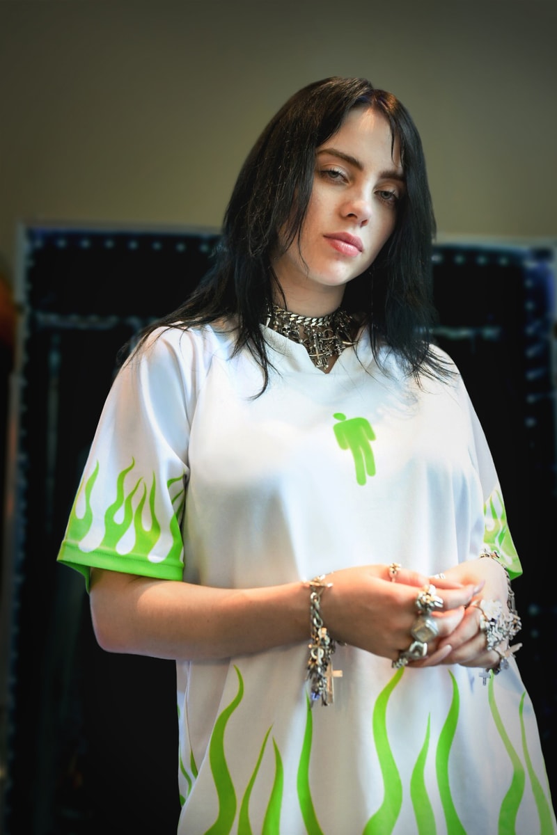Billie Eilish Bleacher Report Women's World Cup Jersey Capsule Collection Green White