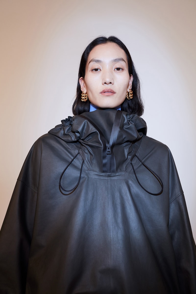 bottega veneta pre spring 2020 lookbook daniel lee anorak black