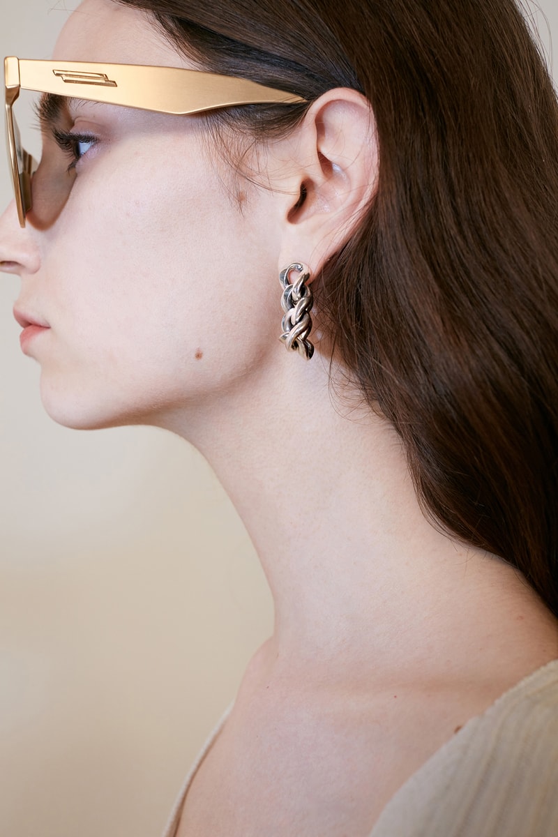 bottega veneta pre spring 2020 lookbook daniel lee earring sunglasses