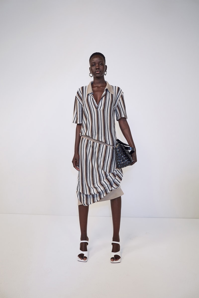 bottega veneta pre spring 2020 lookbook daniel lee leather bag footwear adut akech