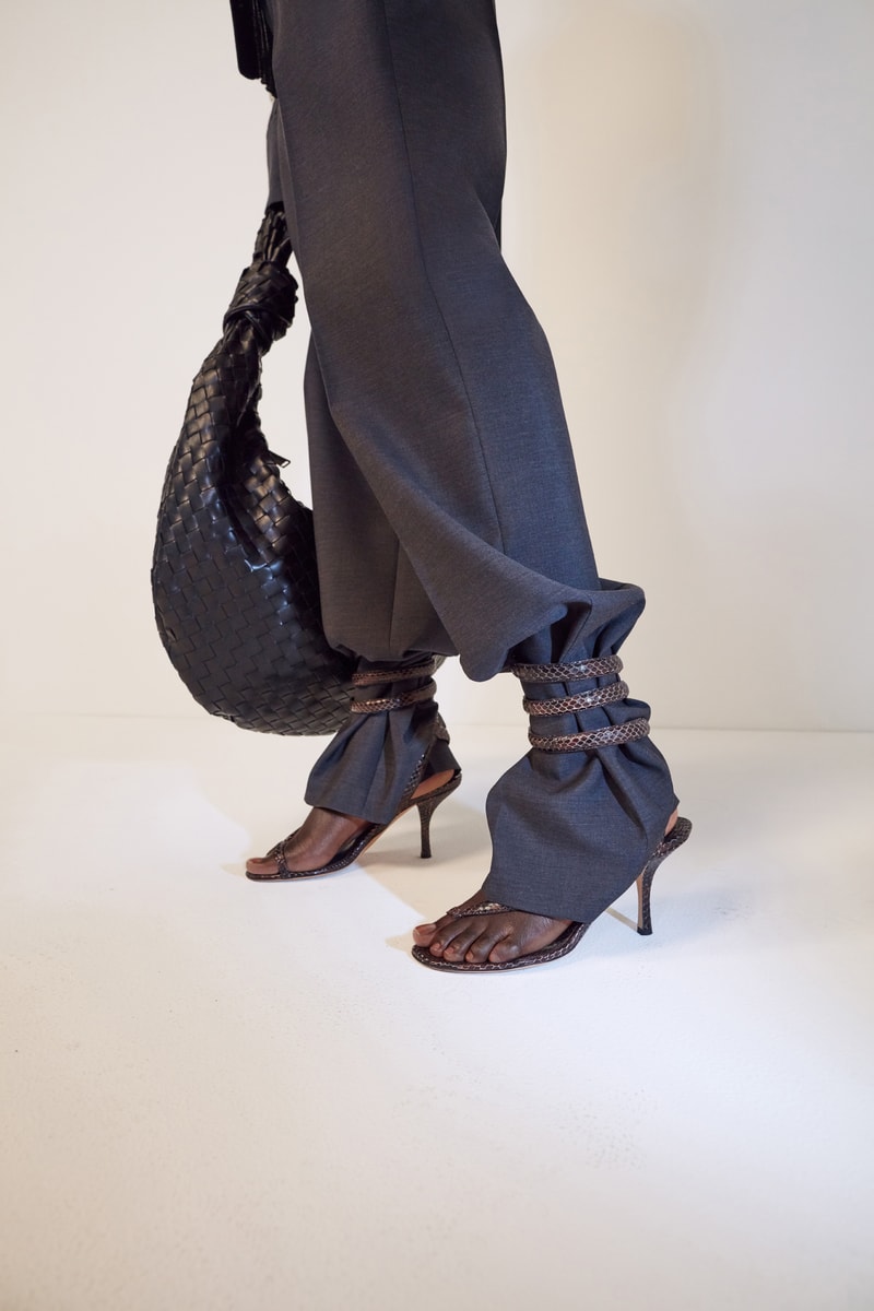 bottega veneta pre spring 2020 lookbook daniel lee leather bag footwear sandals strap