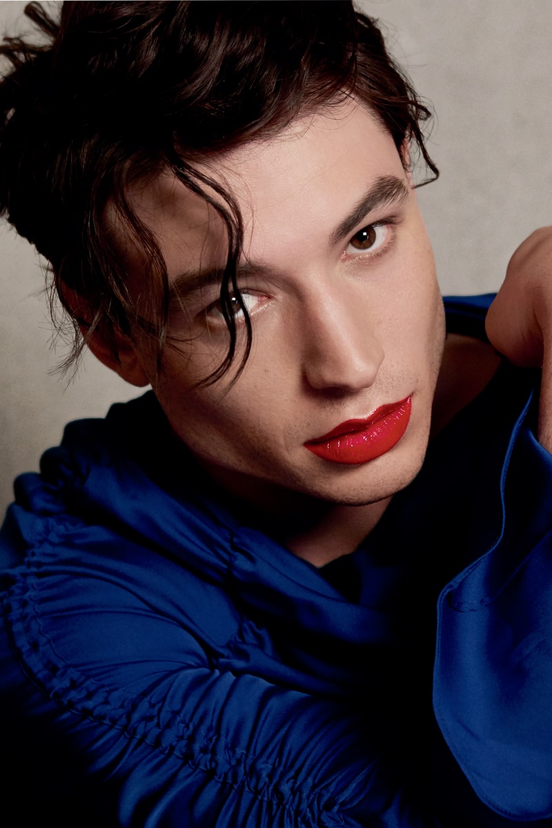 Ezra Miller Makeup Beauty Red Lipstick Urban Decay Brand Ambassador Pretty Different Campaign