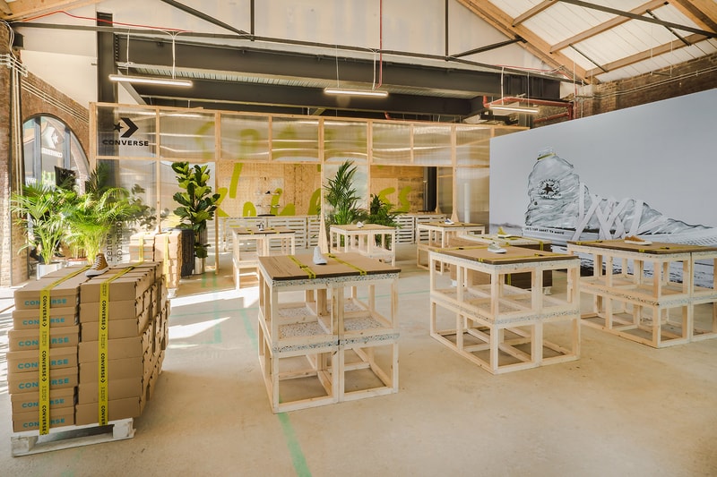 Converse Renew Sustainable Sneakers Trainers London Pop-Up Store Kings Cross Coal Drops Yard