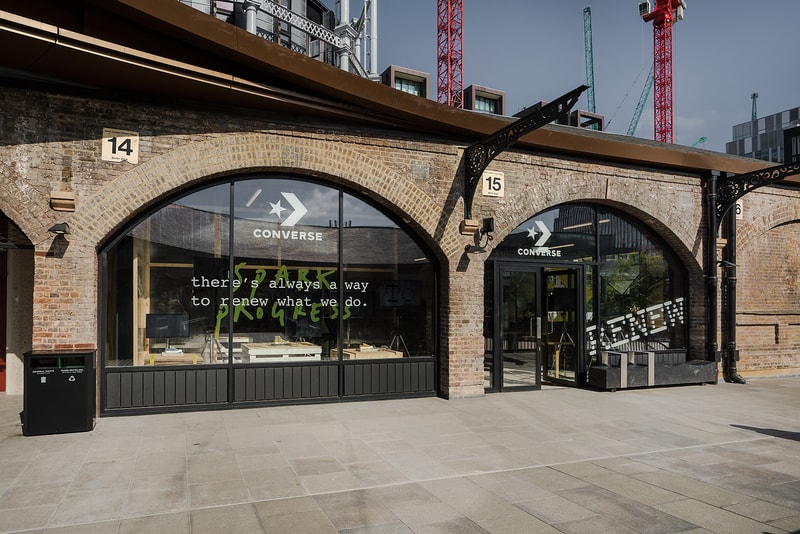 Converse Renew Sustainable Sneakers Trainers London Pop-Up Store Kings Cross Coal Drops Yard