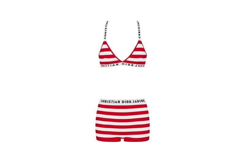 Dior Dioriviera Summer Beachwear Capsule Swimsuit Red White