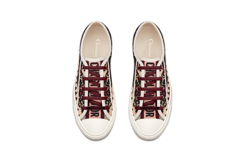 Dior Dioriviera Summer Beachwear Capsule Sneakers Maroon
