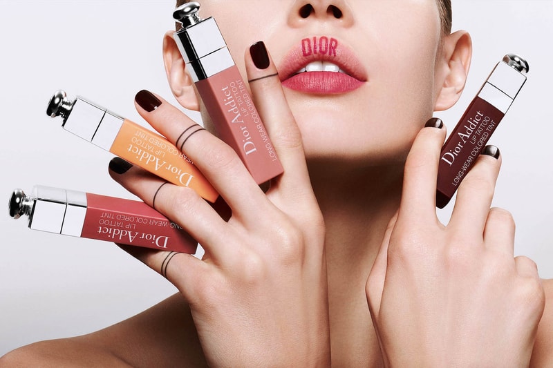 Dior Makeup Lip Tattoo Campaign Bella Hadid Beauty Lipstick Peter Philips Campaign Product Release Blush New Formula Colorful