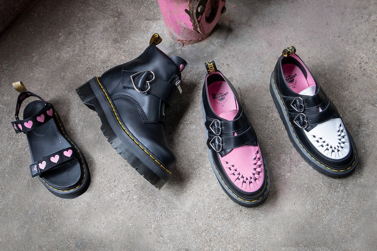 Lazy Oaf x Dr. Martens' Latest Collab Includes Heart-Print Vegan Sandals
