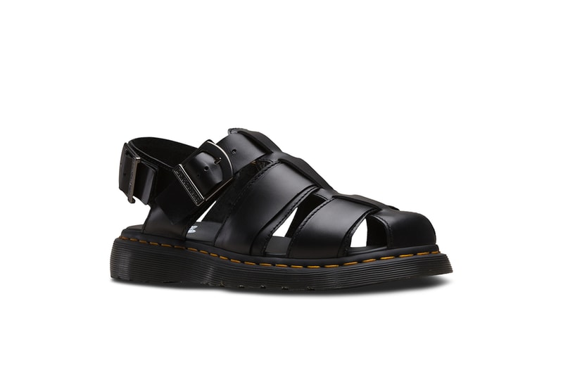 Dr. Martens Sandal Collection Festival Season Shoe Footwear Colorful Leather Silhouettes Straps Summer Concert Outfit Pink Yellow Purple Design Release