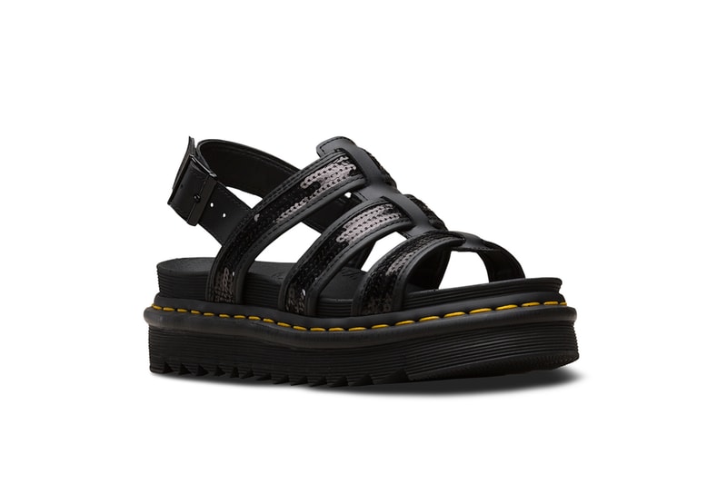 Dr. Martens Sandal Collection Festival Season Shoe Footwear Colorful Leather Silhouettes Straps Summer Concert Outfit Pink Yellow Purple Design Release