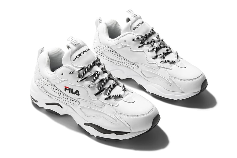 FILA x 10 Corso Como Logo Sneaker Slides Release Black White Footwear Collection