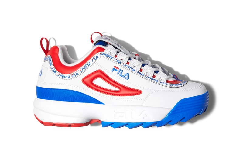 FILA x Pepsi Capsule Collection Disruptor 2 Red White Blue