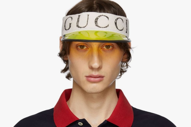 Start Your Summer With Gucci's Neon Yellow PVC Visor