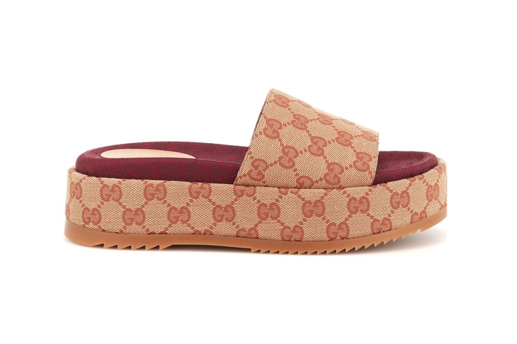 Gucci's "GG" Logo Platform Sandals Are Straight From the '70s