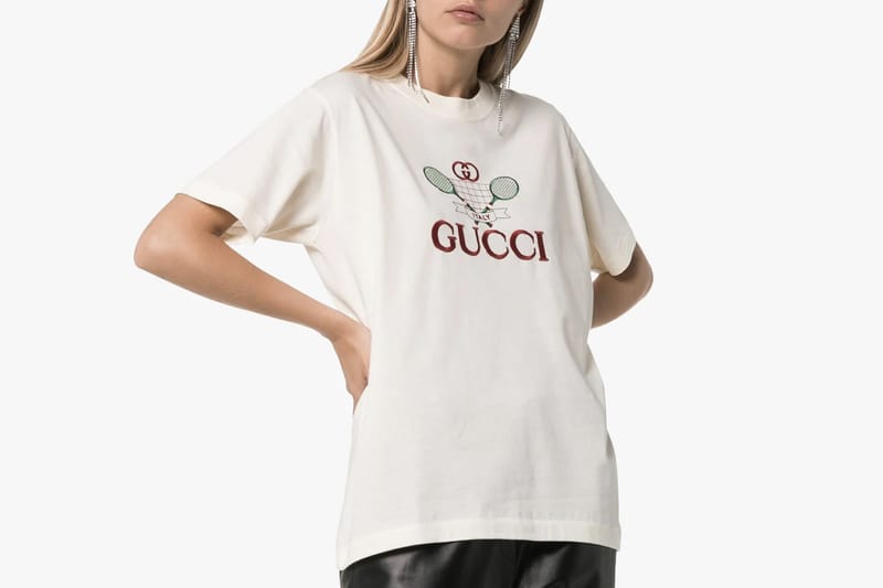 Elevate Your Wardrobe With Gucci's Latest White Logo T-Shirt