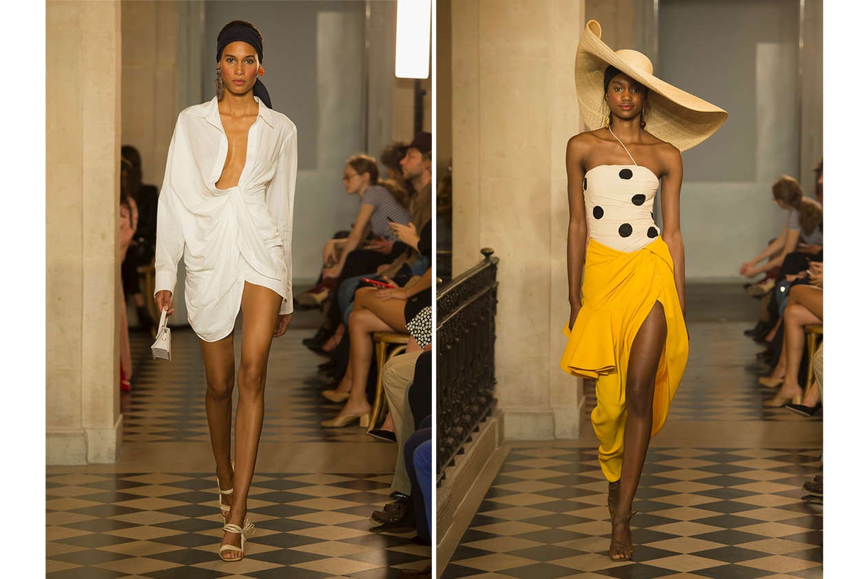 jacquemus la bomba mini dress JACQUEMUS LA BOMBA, sleeveless sexy mini dress in a