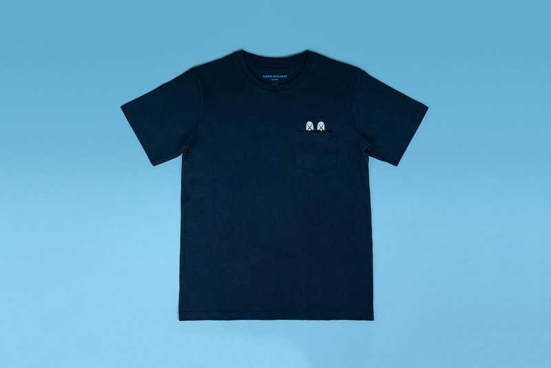 KAWS AllRightsReserved Japan Collection Drop T-shirt Tote Collectibles Pastel Blue Pink Gray Black White Figurines Pin Mugs Cups Plush