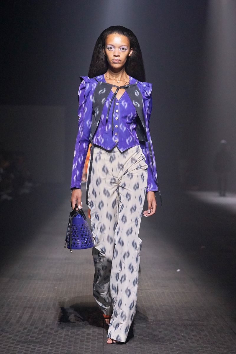 KENZO Spring Summer 2020 Show Paris Fashion Week Men's Top Purple Pants White