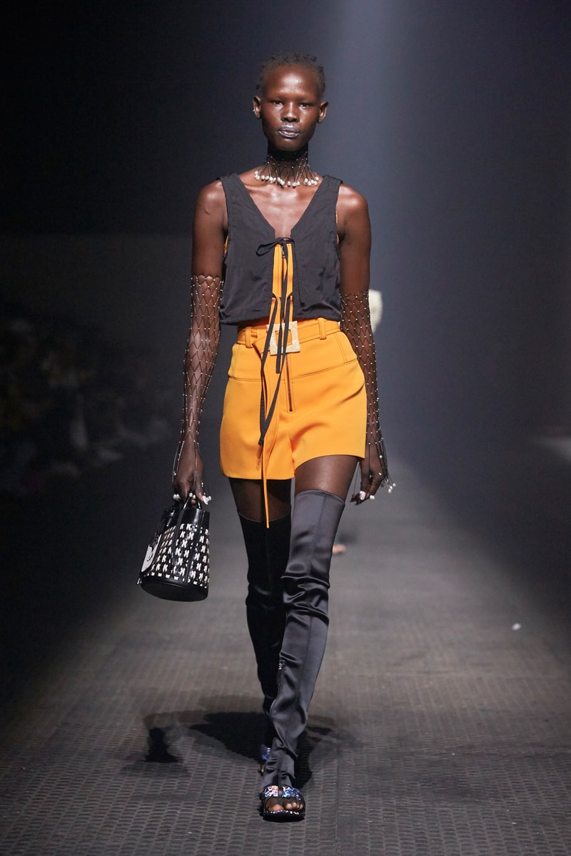 KENZO Spring Summer 2020 Show Paris Fashion Week Men's Top Black Skirt Orange