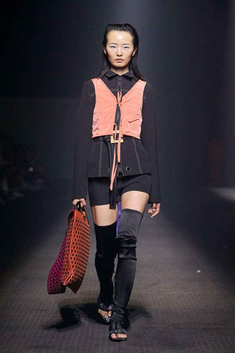 KENZO Spring Summer 2020 Show Paris Fashion Week Men's Top Black Vest Orange