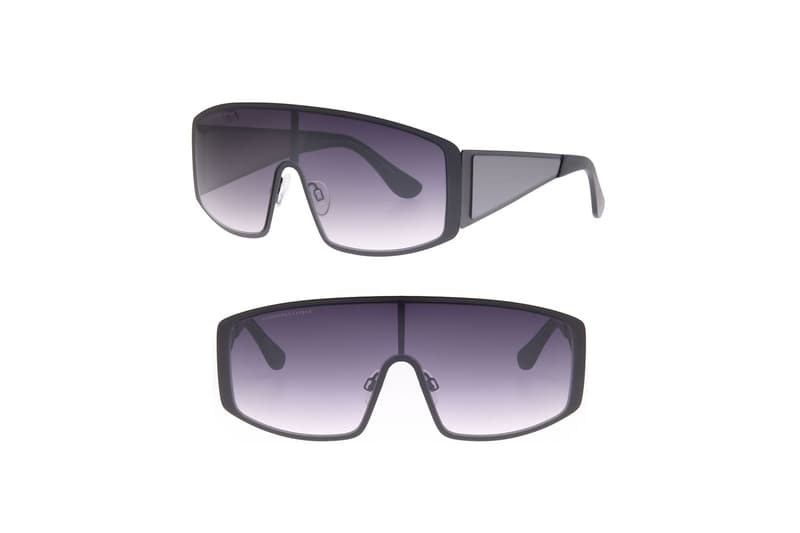Carolina Lemke x Kim Kardashian collab sunglasses. Narrow rectangular style Kim Kardashian & Carolina Lemke Launch Sunglasses Collection main image 4