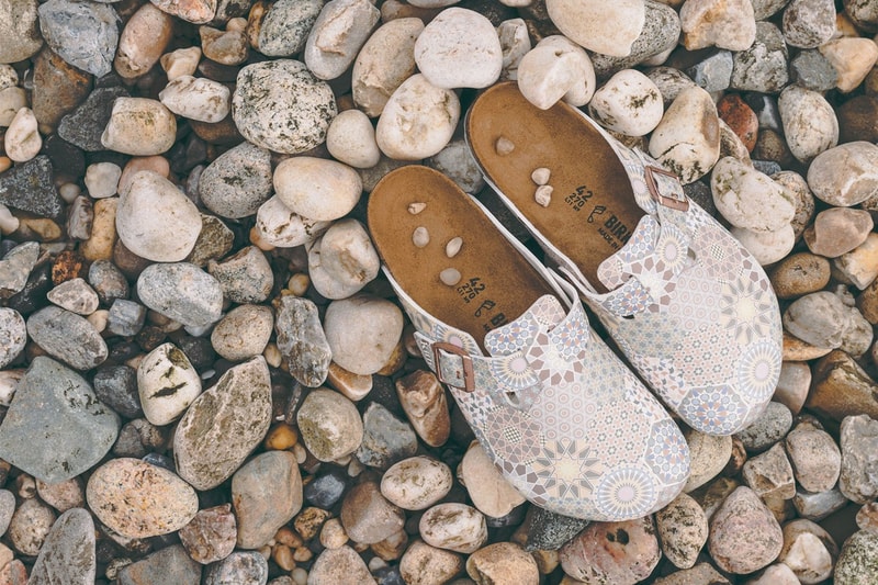 KITH x Birkenstock Arizona Boston Sandal Release Date Summer Shoe Floral Strap Fashion Leather Collaboration Launch