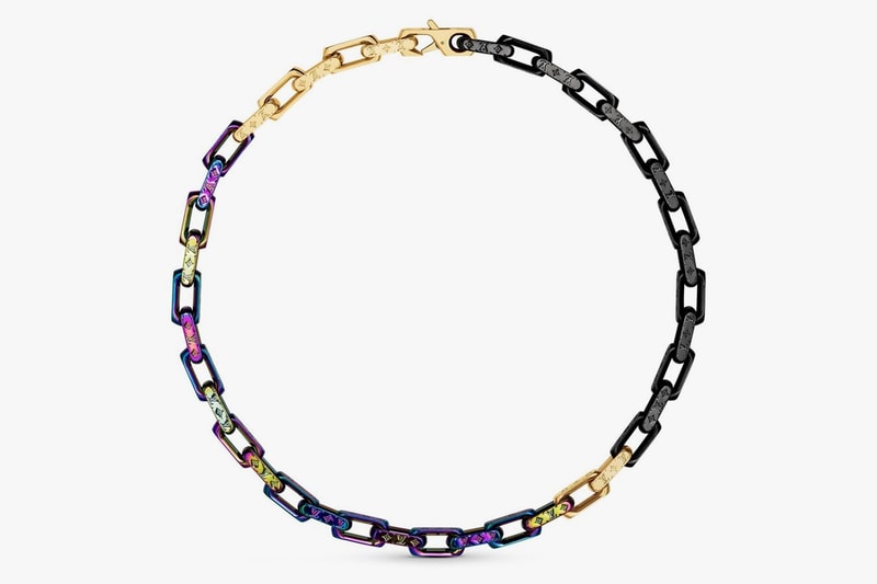 Louis Vuitton Virgil Abloh Spring Summer 2019 Monogram Necklace Gold Silver
