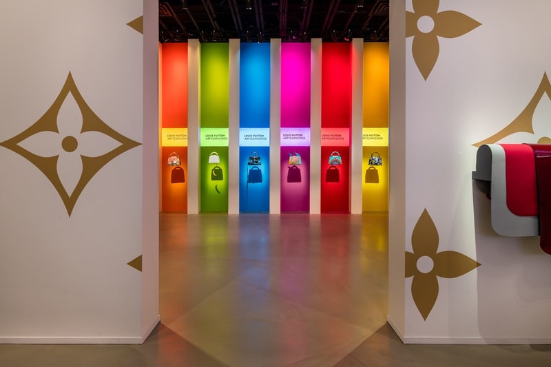 Louis Vuitton X Exhibition Los Angeles Monogram Room White Gold