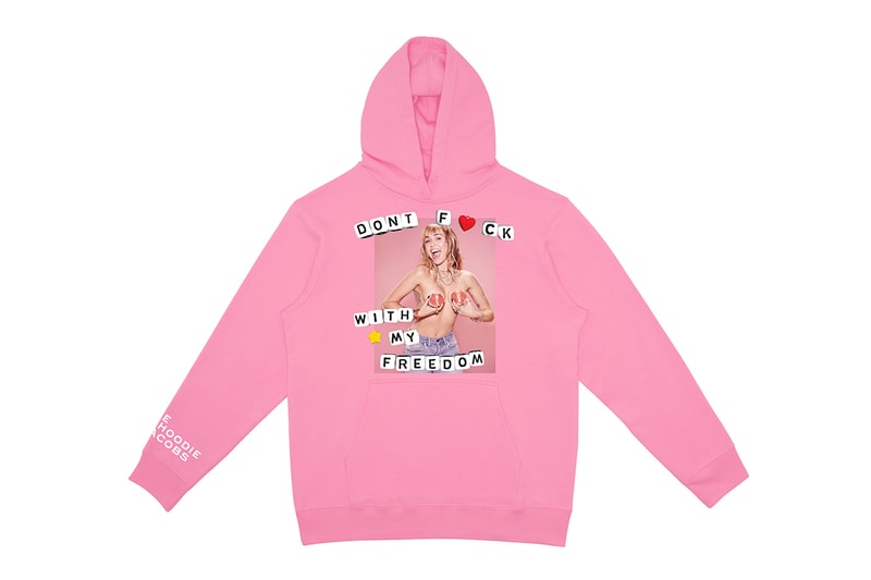 Miley Cyrus Marc Jacobs The Charity Hoodie Pink Planned Parenthood Don't Fuck with My Freedom