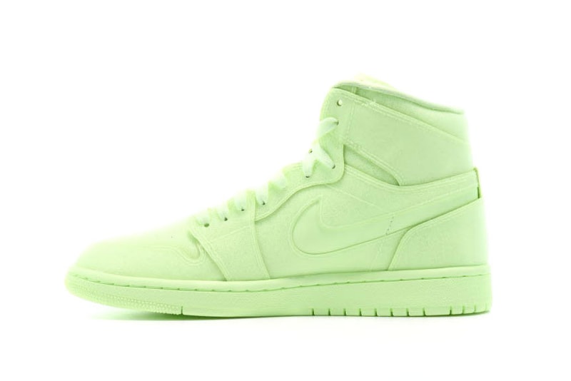Nike Air Jordan 1 Retro High Barely Volt Green Neon Sneaker