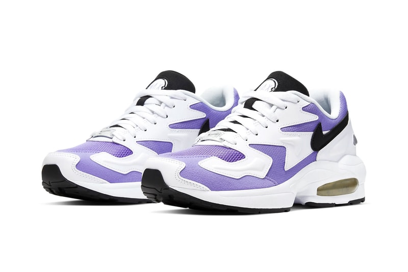 nike air max 2 light purple white sneakers trainers 