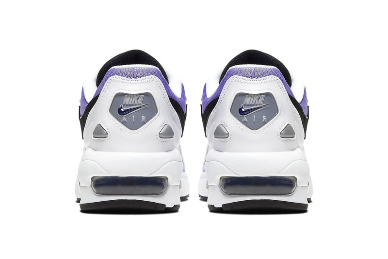 nike air max 2 light purple white sneakers trainers 