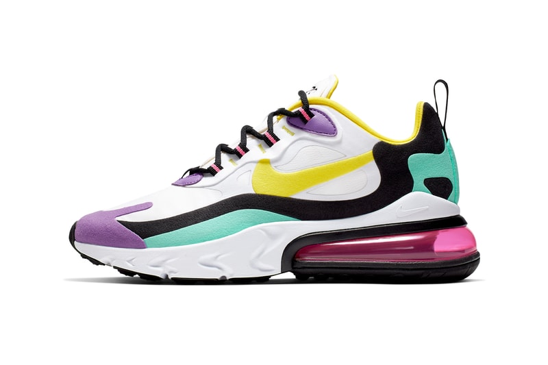 Nike Air Max 270 React White Purple